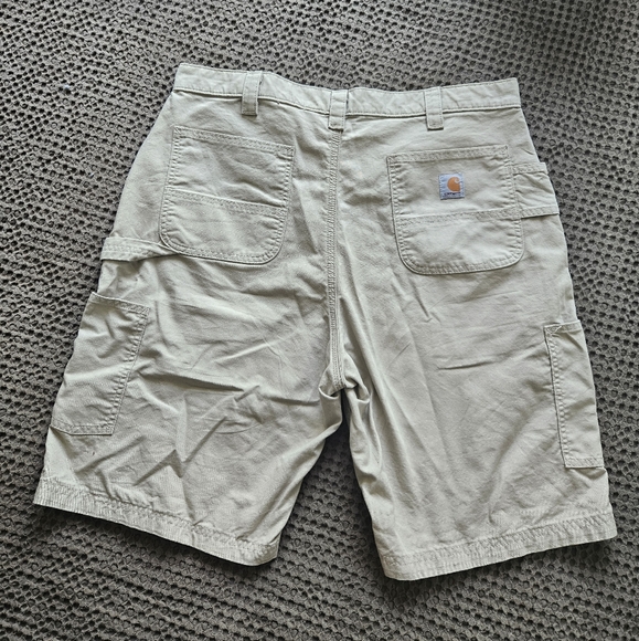 Mens Carhartt Canvas Cargo Shorts Size 38 - Picture 2 of 3